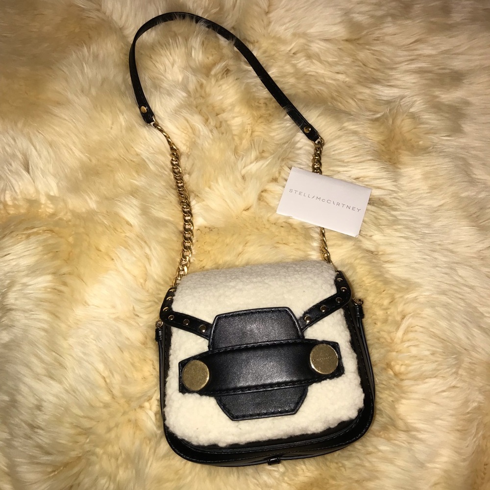 FINAL.Stella McCartney Shearling Fur Crossbody - Picture 5 of 8